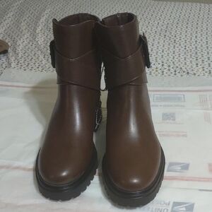 Brown Ankle Boots Unisa Size 8 New